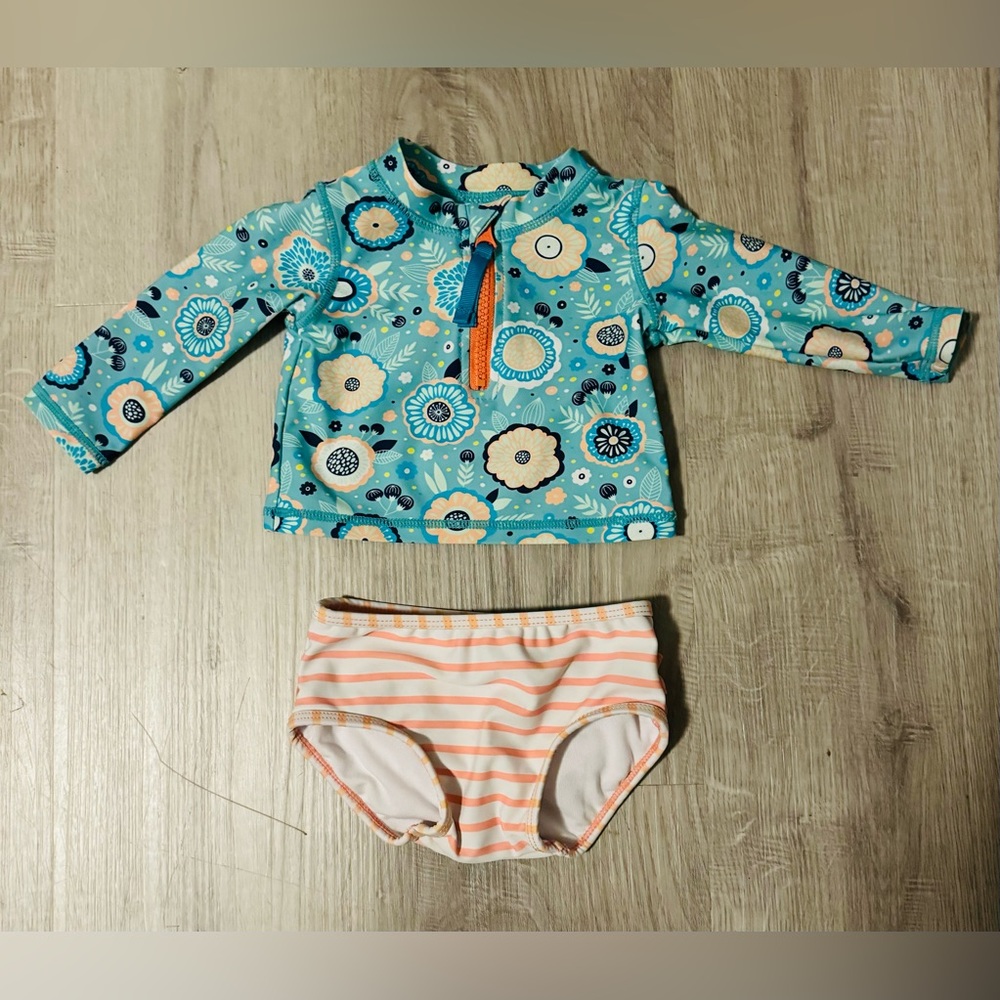 Ruffle Butt Infant Swimsuit 6/12 months